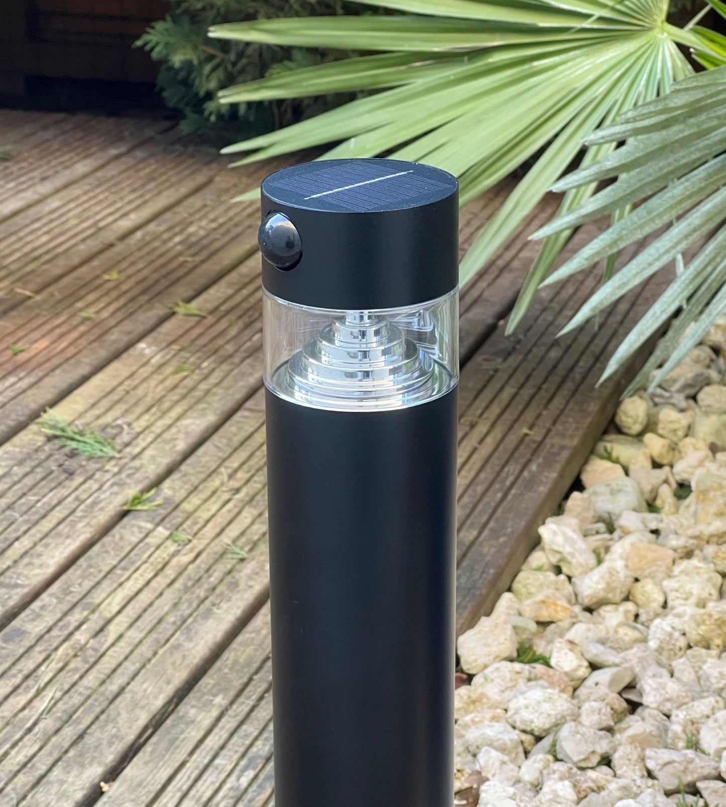 Solar LED Bollard Light – Ground-Mounted – 50cm Height – 75–150 Lumens