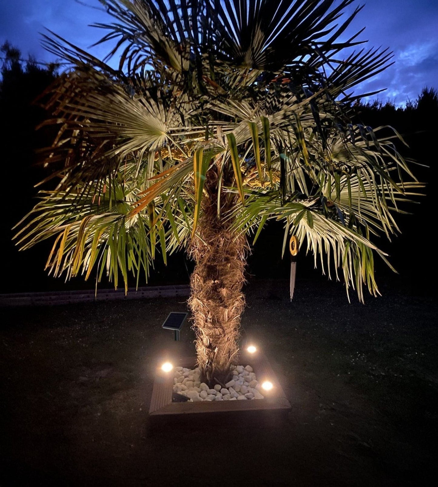 Solar Recessed LED Spotlights (3-Pack) – Stainless Steel – 100 Lumens Each