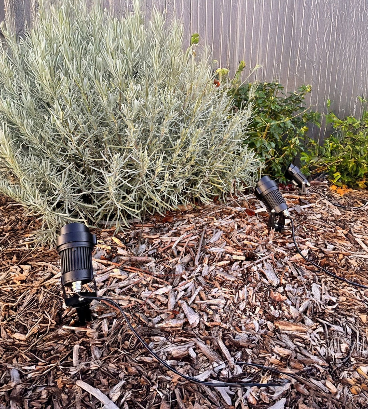 Solar Spotlights (3-Pack) – Bright Outdoor LED Landscape Lighting