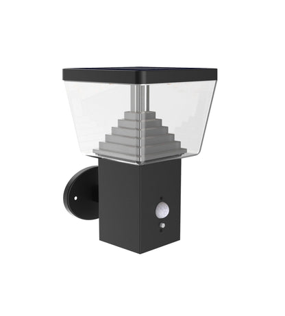 Solar LED Wall Light – Motion Sensor – 3 Lighting Modes (100–1000 Lumens)