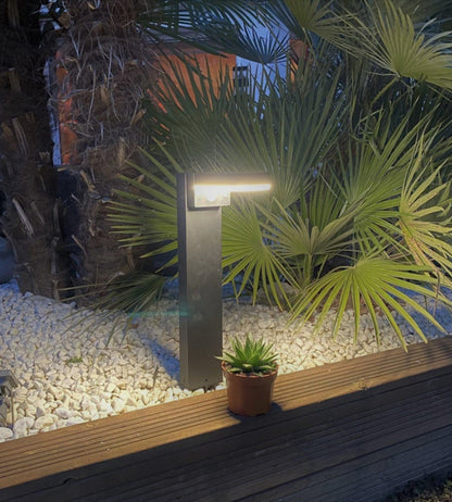 Solar LED Bollard Light – Motion Sensor – 3 Lighting Modes (100–1000 Lumens)