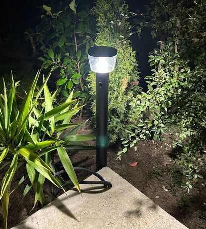 Solar LED Bollard Light – Motion Sensor – 3 Lighting Modes (100–1000 Lumens)