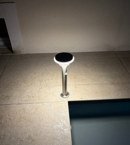 Solar LED Bollard Light – Motion Sensor – 3 Lighting Modes (100–1000 Lumens)