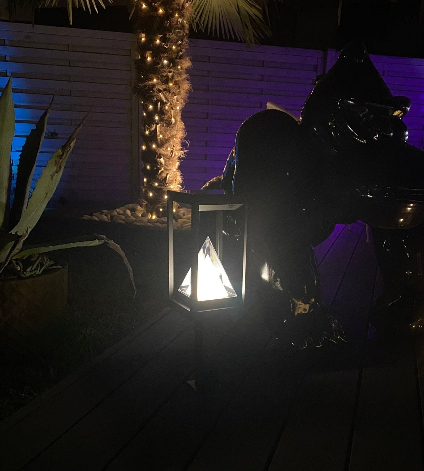 Solar LED Bollard Light – Motion Sensor – 3 Lighting Modes (100–1000 Lumens)