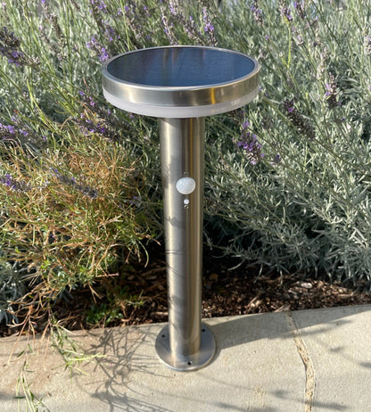 Solar LED Bollard Light – Motion Sensor – 3 Lighting Modes (75–600 Lumens)