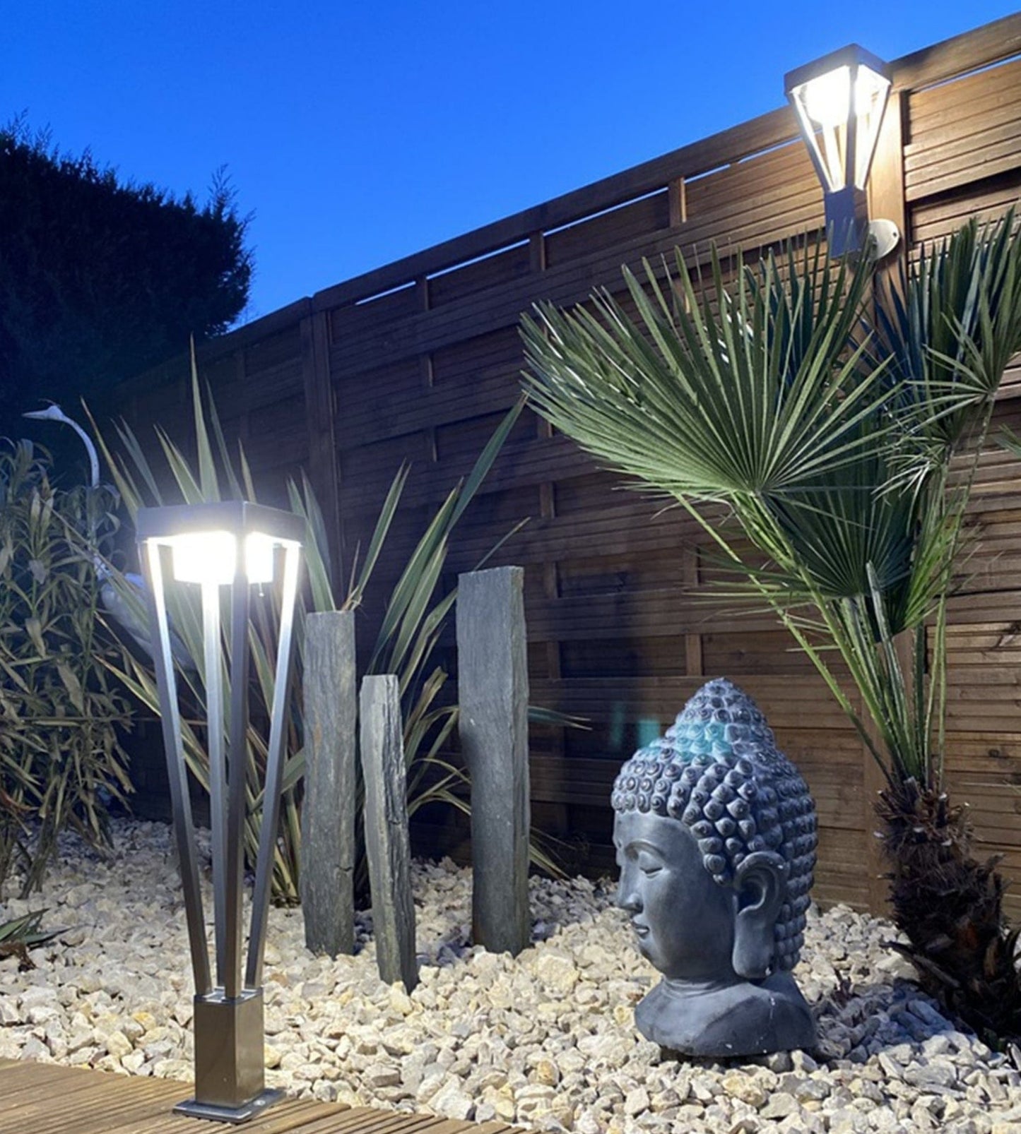 Solar LED Bollard Light – Motion Sensor – 3 Lighting Modes (75–600 Lumens)