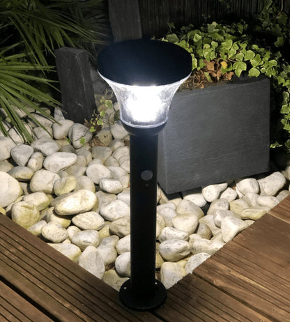 Solar LED Bollard Light – Motion Sensor – 3 Lighting Modes (75–600 Lumens)