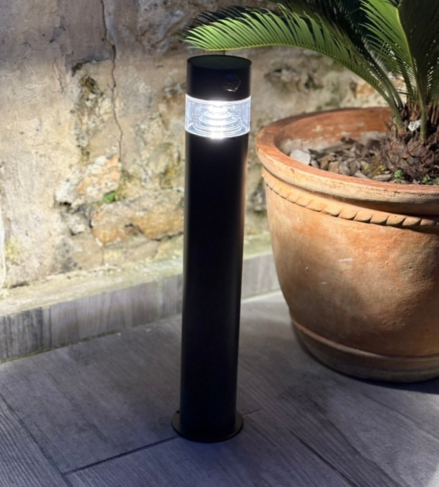Solar LED Bollard Light – Ground-Mounted – 50cm Height – 75–150 Lumens