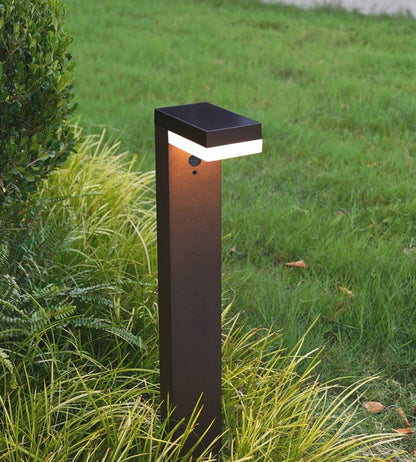 Solar LED Bollard Light – Motion Sensor – 3 Lighting Modes (100–1000 Lumens)