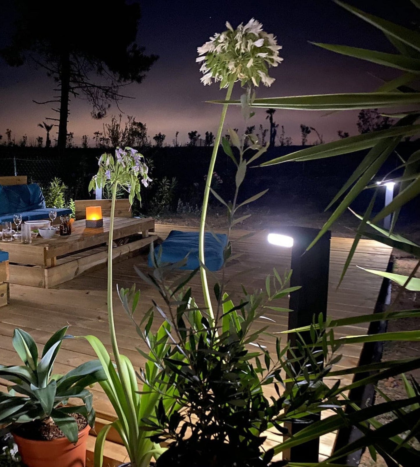 Solar LED Bollard Light – Motion Sensor – 3 Lighting Modes (100–1000 Lumens)