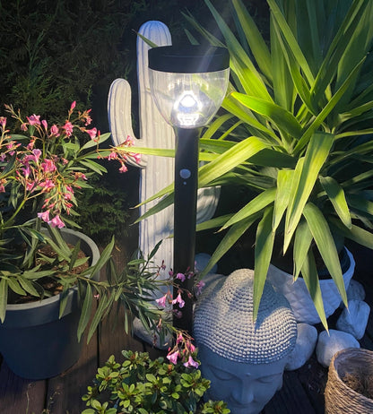 Solar LED Bollard Light – Motion Sensor – 3 Lighting Modes (75–600 Lumens)