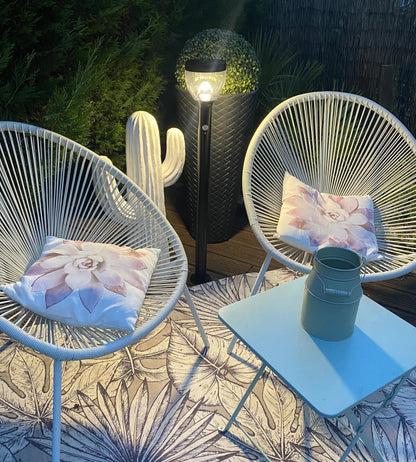 Solar LED Bollard Light – Motion Sensor – 3 Lighting Modes (75–600 Lumens)