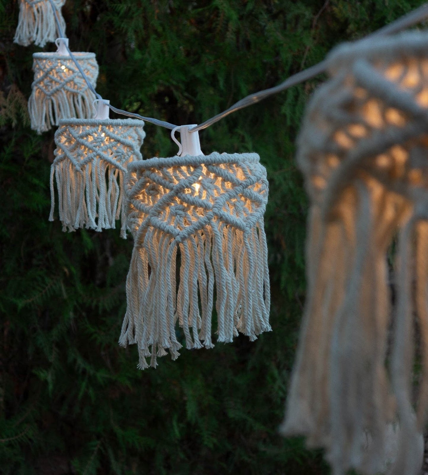 Solar String Lights – Warm White Indoor/Outdoor Decorative Lighting