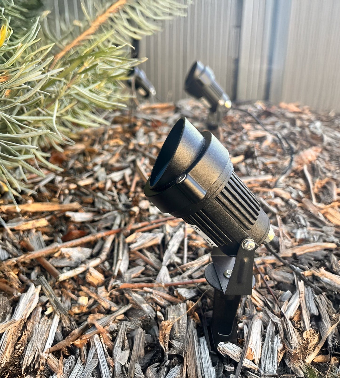 Solar Spotlights (3-Pack) – Bright Outdoor LED Landscape Lighting