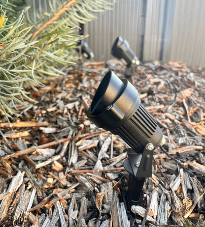 Solar Spotlights (3-Pack) – Bright Outdoor LED Landscape Lighting