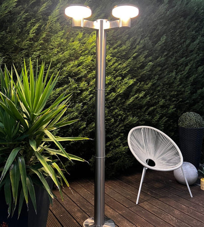 Solar LED Floor Lamp – 2m Height – Remote Control – 300–3000 Lumens