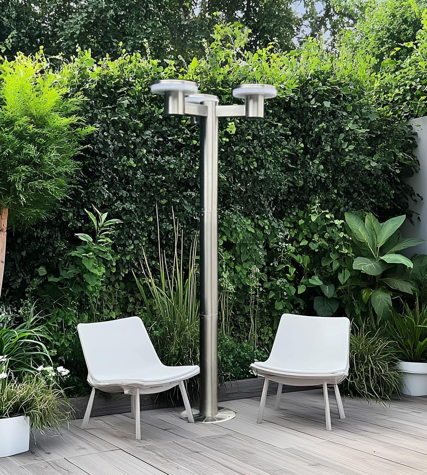 Solar LED Floor Lamp – 2m Height – Remote Control – 300–3000 Lumens