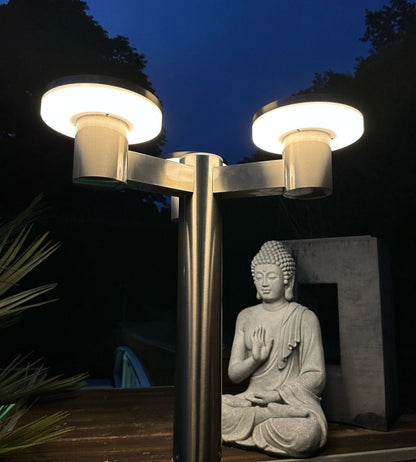 Solar LED Floor Lamp – 2m Height – Remote Control – 300–3000 Lumens