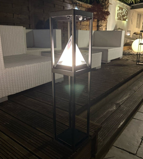 Solar LED Table Lamp – Motion Sensor with 3 Lighting Modes (75–600 Lumens)