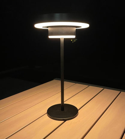 Solar LED Table Lamp – Portable Warm Light for Indoor/Outdoor Use