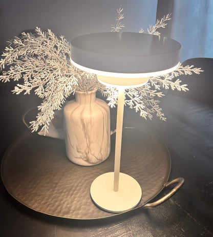 Solar LED Table Lamp – Portable Warm Light for Indoor/Outdoor Use