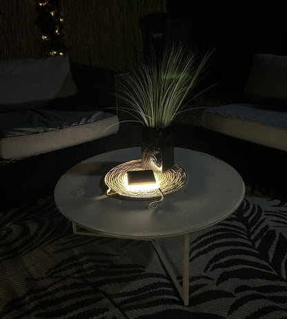 Solar LED Table Lamp – 5 Lighting Modes (40–270 Lumens) with USB Charging & 1600mAh Battery