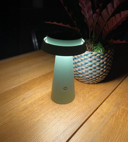 Solar LED Table Lamp – Warm Ambient Light for Indoor/Outdoor Use