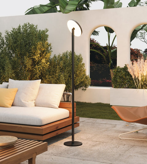 Solar LED Table Lamp – Modern Design for Indoor/Outdoor Use