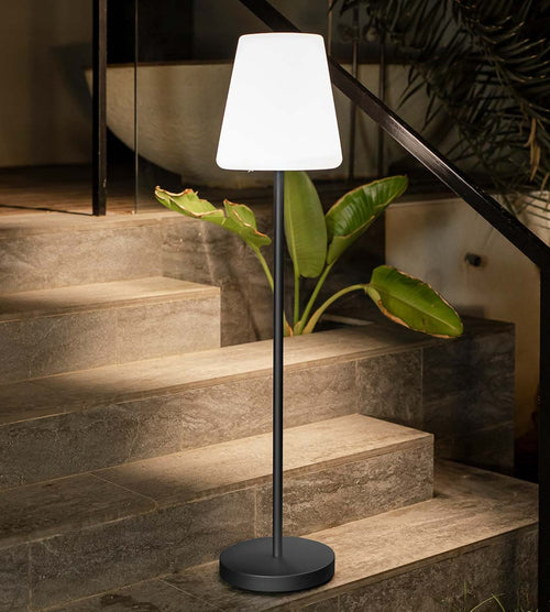 Solar LED Table Lamp – Slim Design – Adjustable White & RGB Lighting