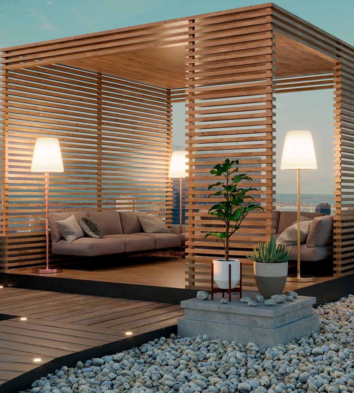 Solar LED Table Lamp – Slim Design – Adjustable White & RGB Lighting