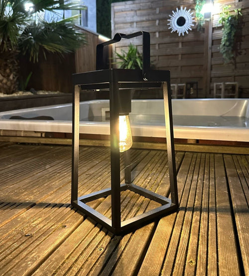 Solar LED Lantern – Warm Outdoor Decorative Fairy-Style Light