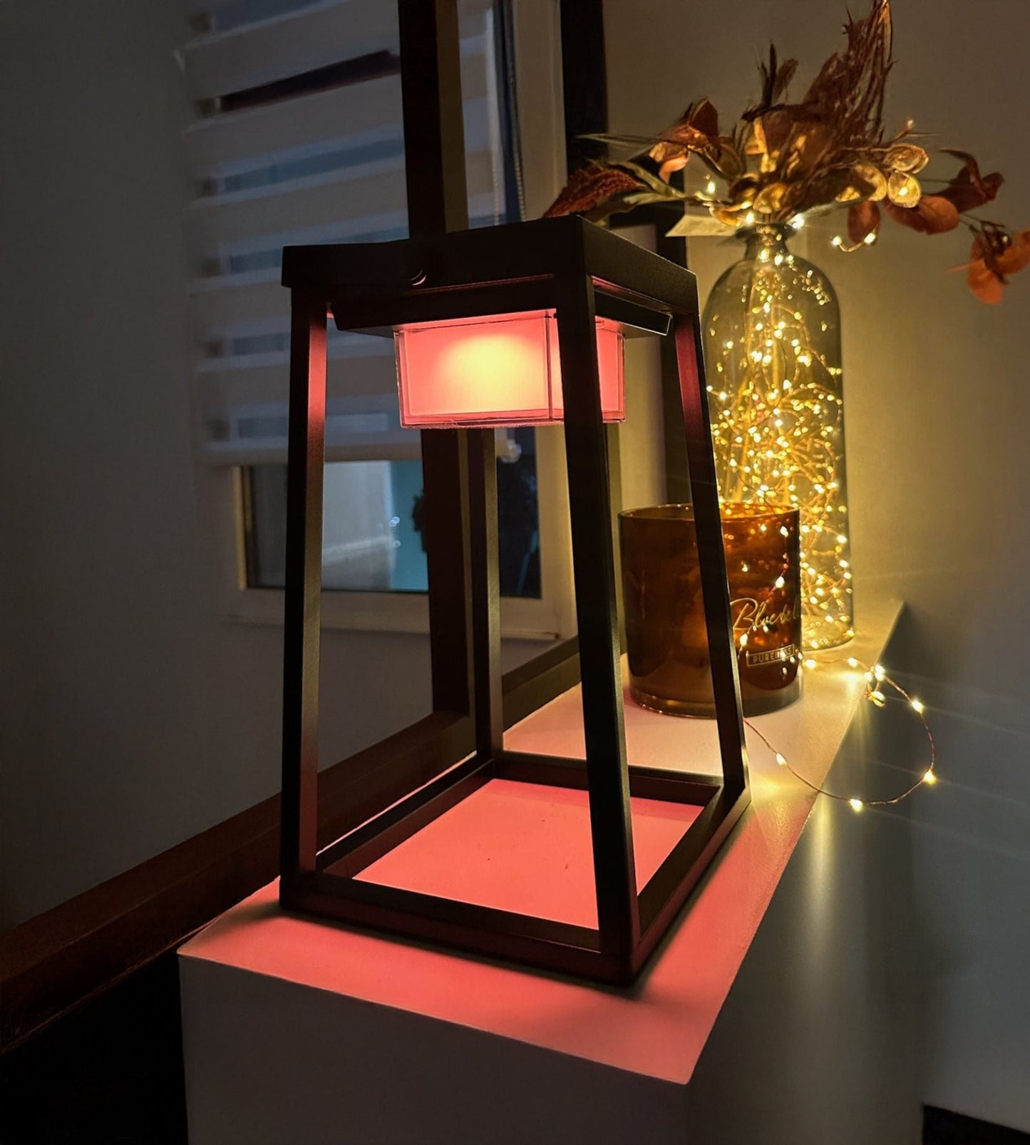 Solar & USB LED Lantern – RGB+CCT Smart App Control for Indoor/Outdoor Use