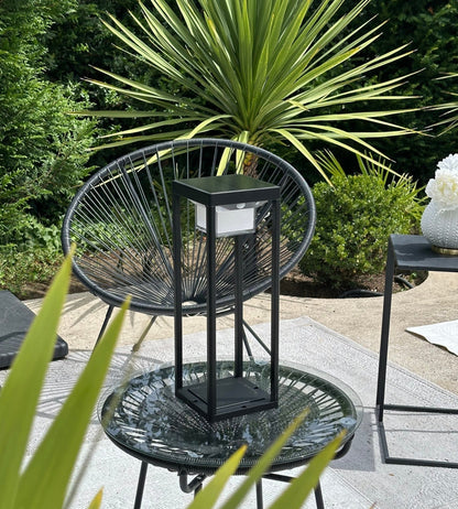 Solar & USB LED Lantern – 3 Lighting Modes (75–600 Lumens) with Motion Sensor