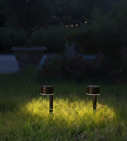 Solar LED Beacons (2-Pack) – Plantable Outdoor Lights with 100 Lumens