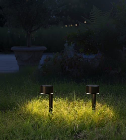 Solar LED Beacons (2-Pack) – Plantable Outdoor Lights with 100 Lumens